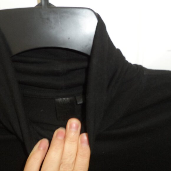 TWIK by Simons Mustard rhinestone cross Turtleneck Long Sleeve T-Shirt Size S - Picture 5 of 6